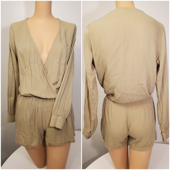 florencia arias Hawaii Pants - Florencia Arias Hawaii Longsleeve Olive Romper